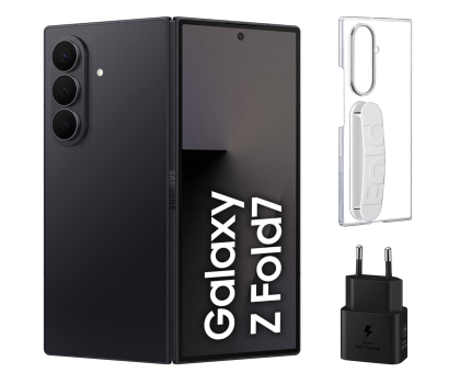 Smartfon / Telefon Samsung Galaxy Z Fold7 16GB/1TB Czarny + Clear Case + Charger